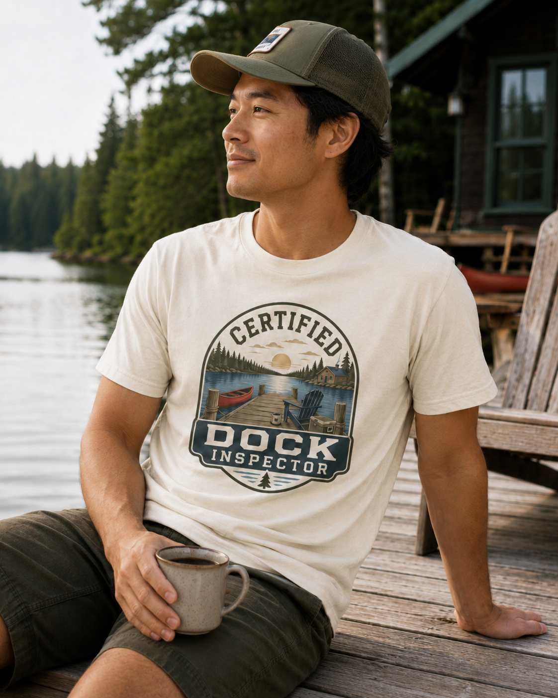 Certified Dock Inspector T-Shirt | Lake & Cottage Graphic Tee